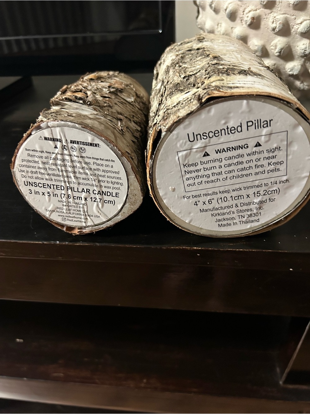 2 Real Birch Bark Candles - Picture 7 of 16